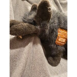 VTG FOLKMANIS FOLKTAILS 21" BIG BAD WOLF GREY PUPPET PLUSH STUFFED ANIMAL